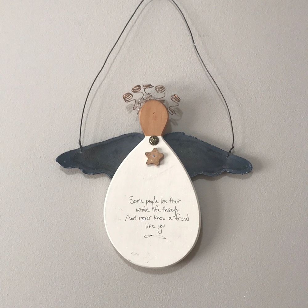 Angel wall ornament